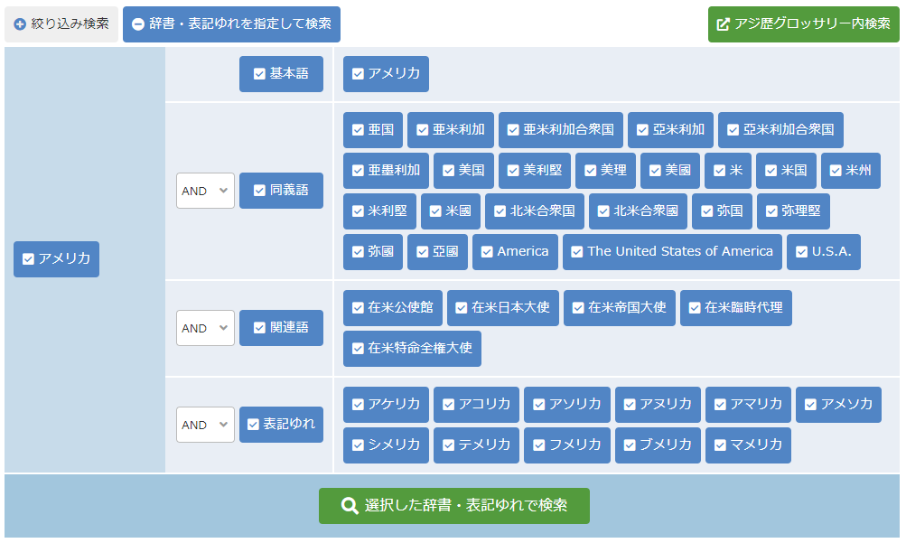 辞書・表記ゆれ画面イメージ